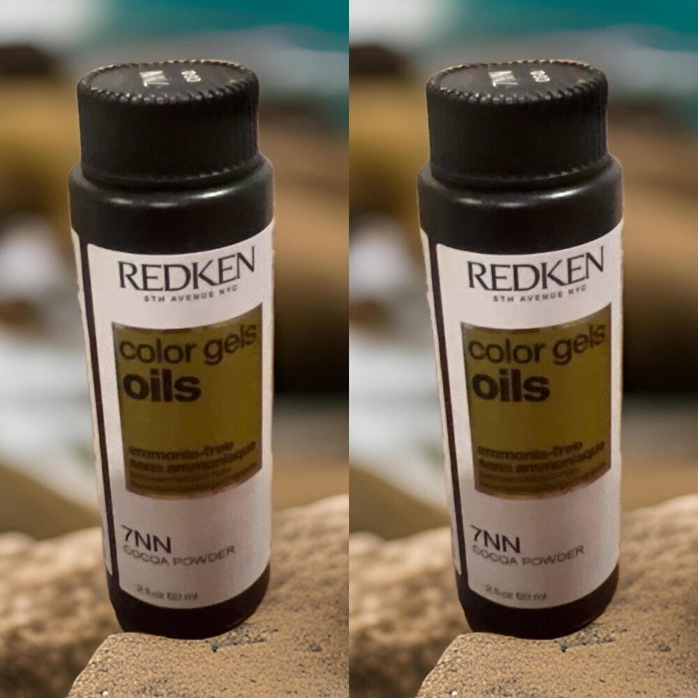 Redken Color Gels Oils Permanent Liquid Hair Color 2 oz _Cocoa Powder 7NN_2 unit